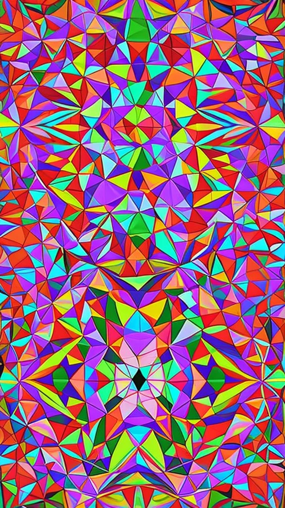 psychedelic geometric pattern