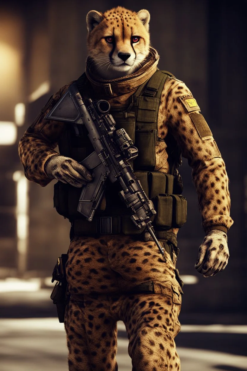 Bf4 russian engineer but it's furry cheetah