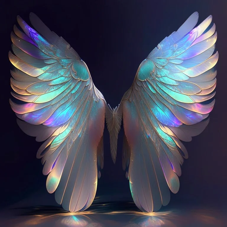 iridescent wings