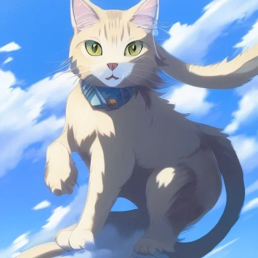 tabby cat animal, anime, ultra-detailed, white background, HD design by makoto shinkai, Granblue Fantasy