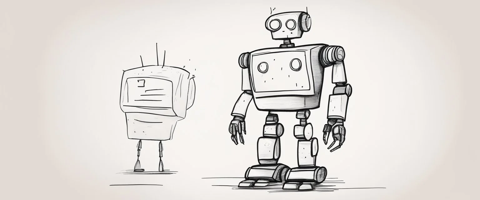 badly drawn robot
