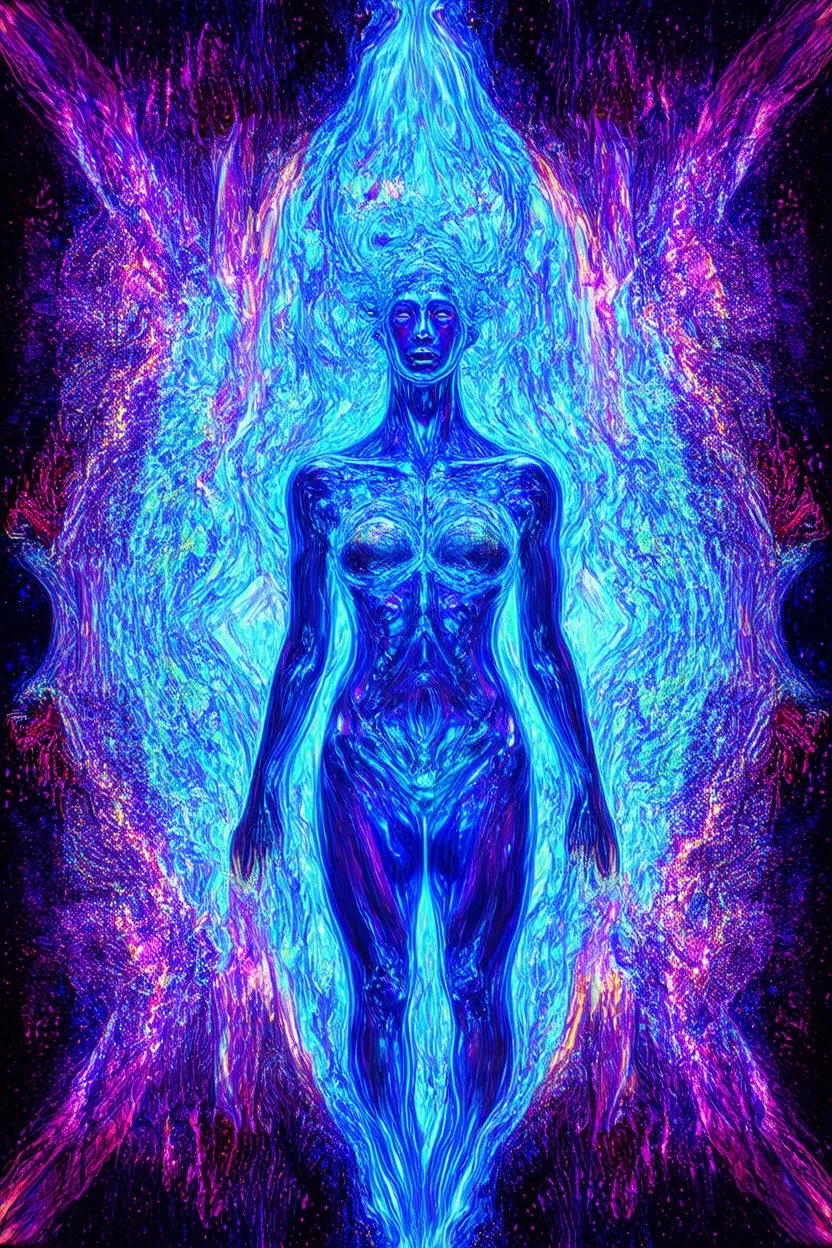 crystalline body activation; neo-surrealistic optical art