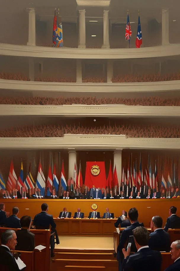 To governors having a speech in april painting