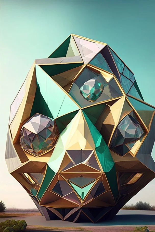 non-euclidian geometry giant jewels house