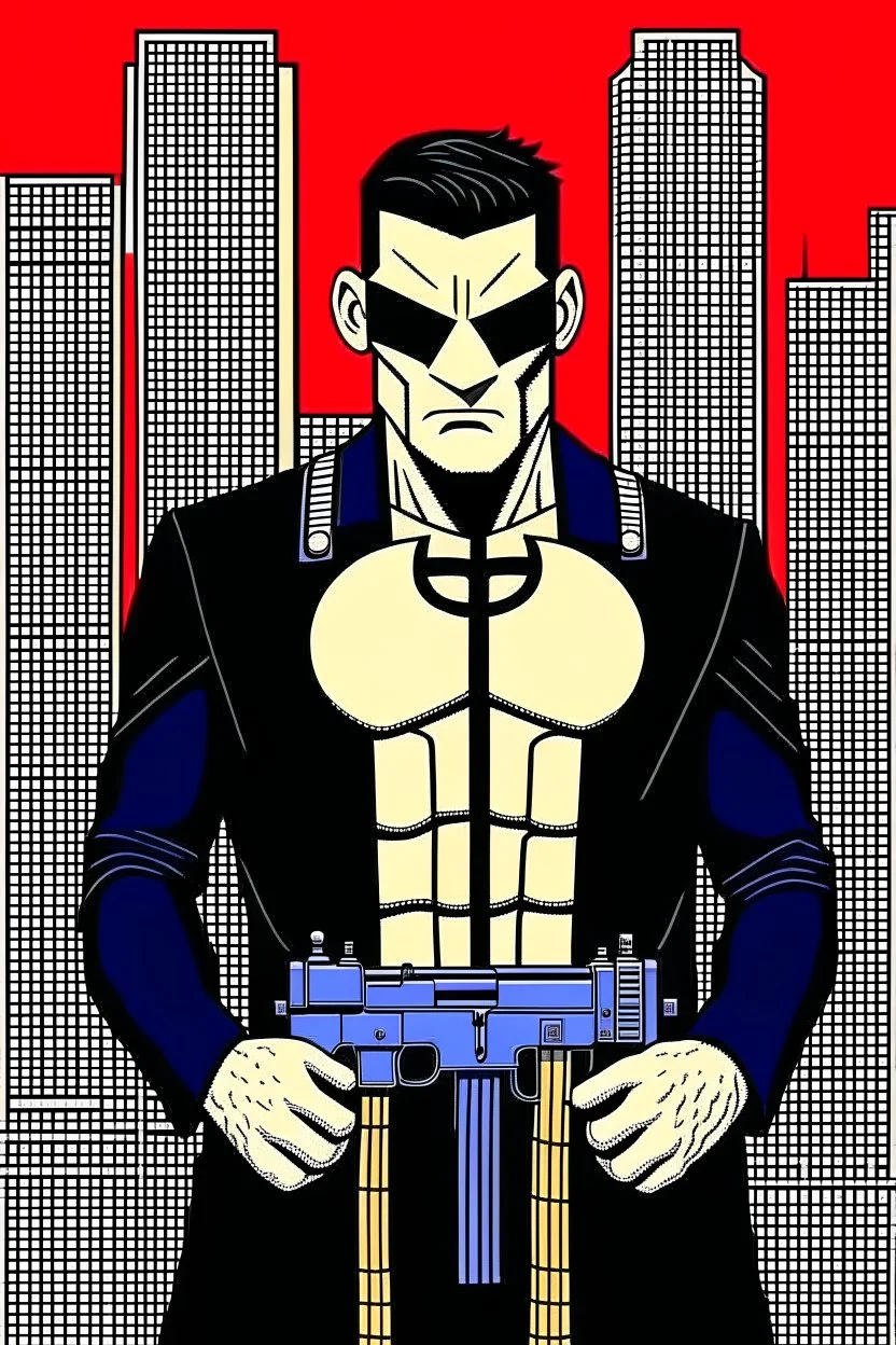 punisher sku;; CITY bank the style of Hiroshi Nagai