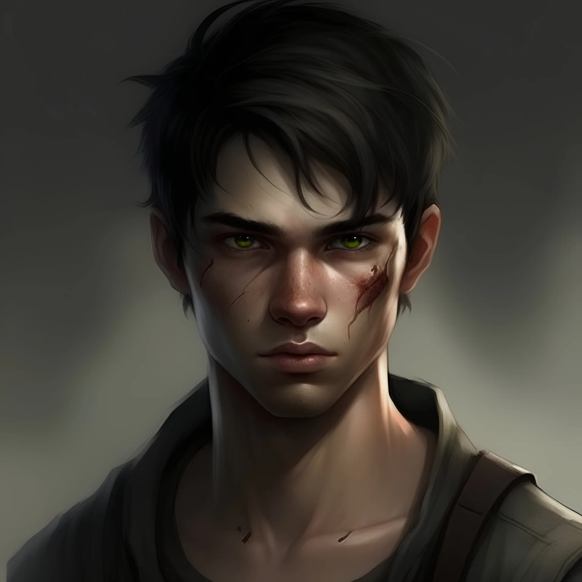 A 19 year old male survivor of the apocalypse. He has dark hair