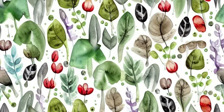 exquisite whimsical woodland watercolor, delicate woodland, cute, adorable, linen backdrop, repeating pattern