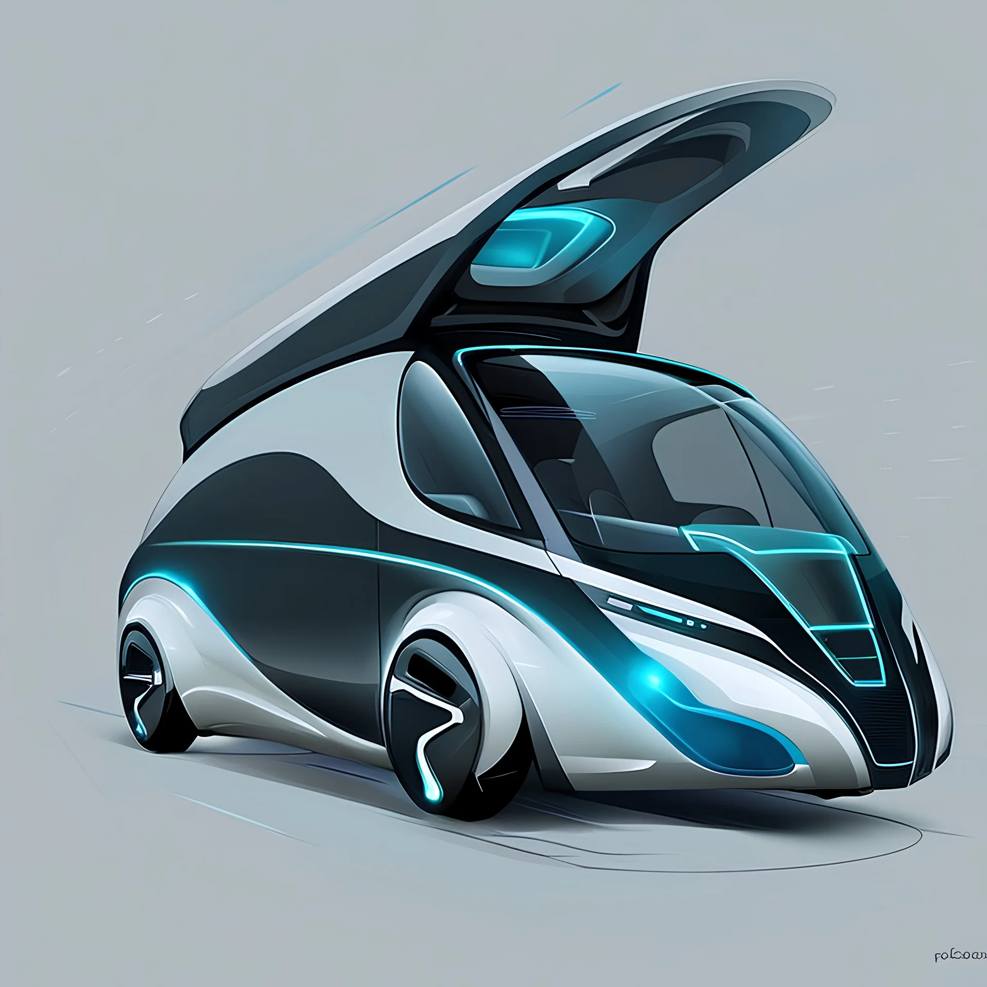 futuristic SKETCHES transportation design