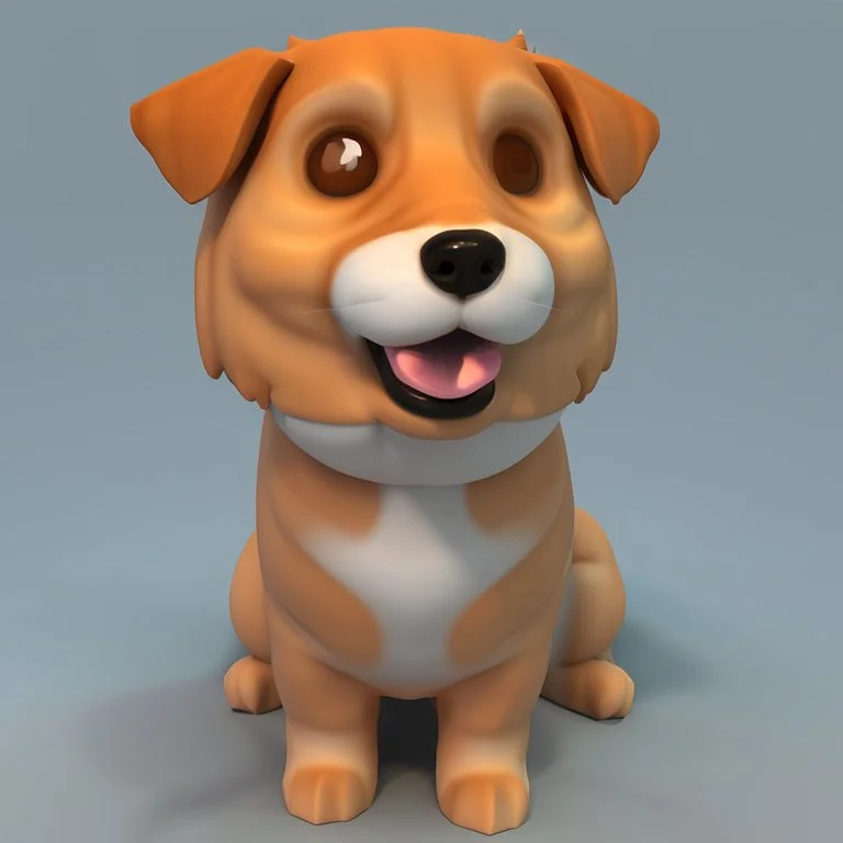 Cute dog 3D