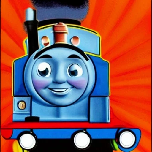 George Bush as Thomas the Tank Engine in a Saturday Night Fever dream movie poster