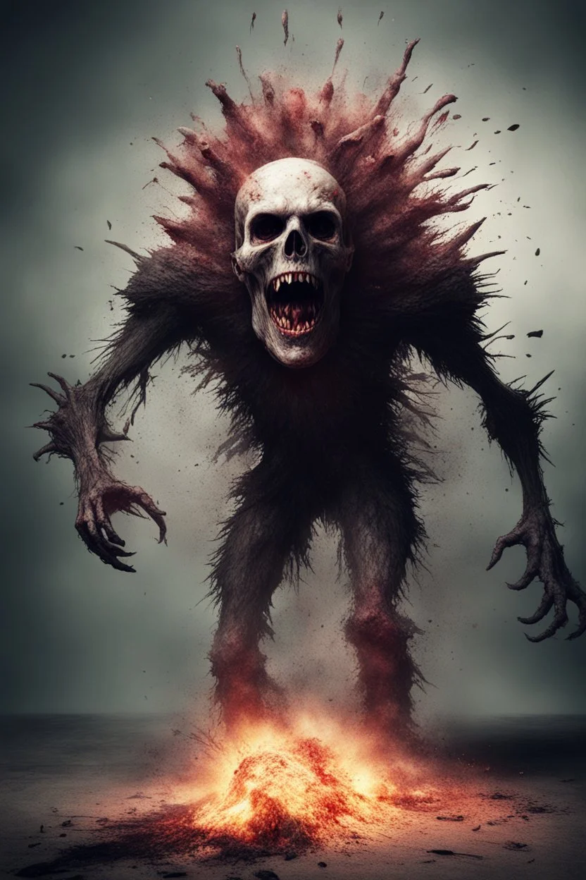 monster exploding corpse