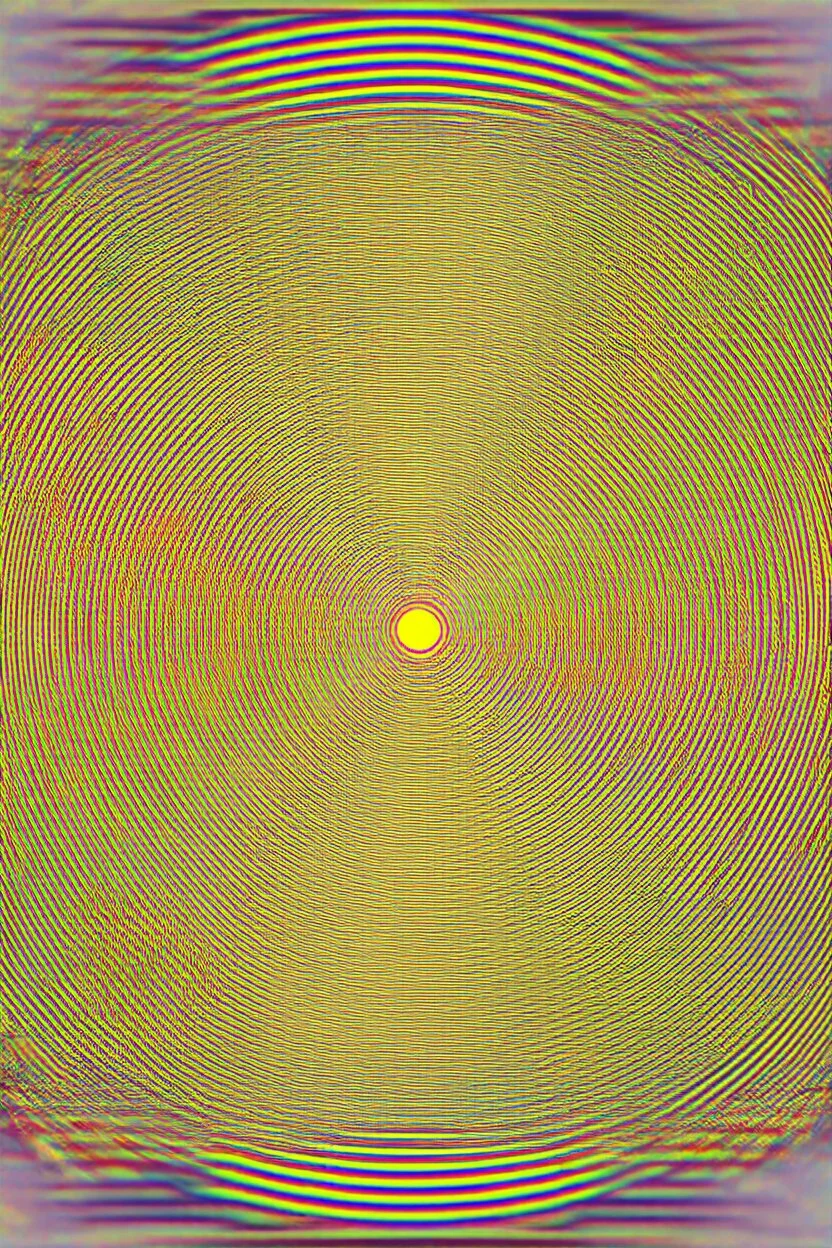 scan the circle for one degree of resistance; Optical Art; Surrealism