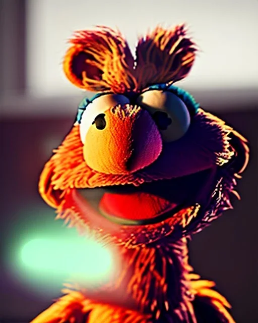 Realistic image, sexy woman muppet Sesame Street for head, portrait, concept art, smooth, unreal engine 5, god lights, ray tracing, RTX, lumen lighting, ultra detail, volumetric lighting, 3d, finely drawn, high definition, 4k.