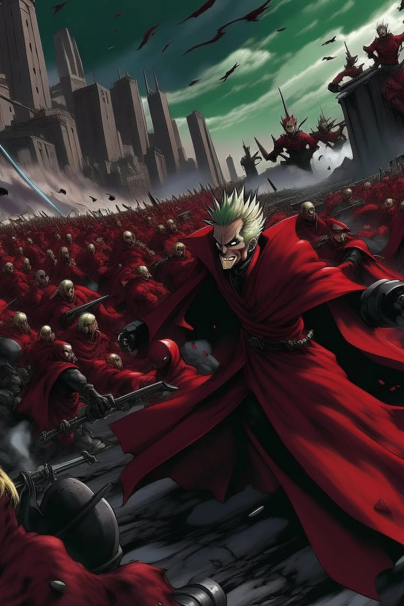 The Vash Stampede in the blood