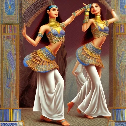 egypt women dancing