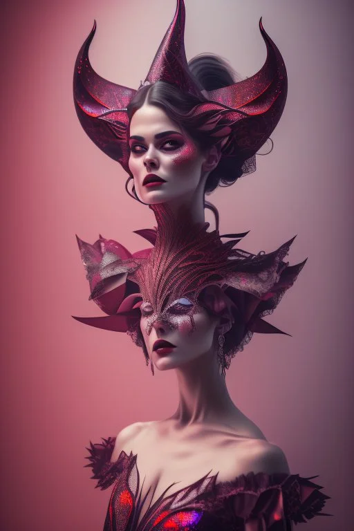 portrait of a woman dance with the devil, high delicate defined details, beautiful, atmospheric, matte, 3 d 8 k octane rendered, sharp focus, illustration, high detail, ultra realistic, highly saturated colors