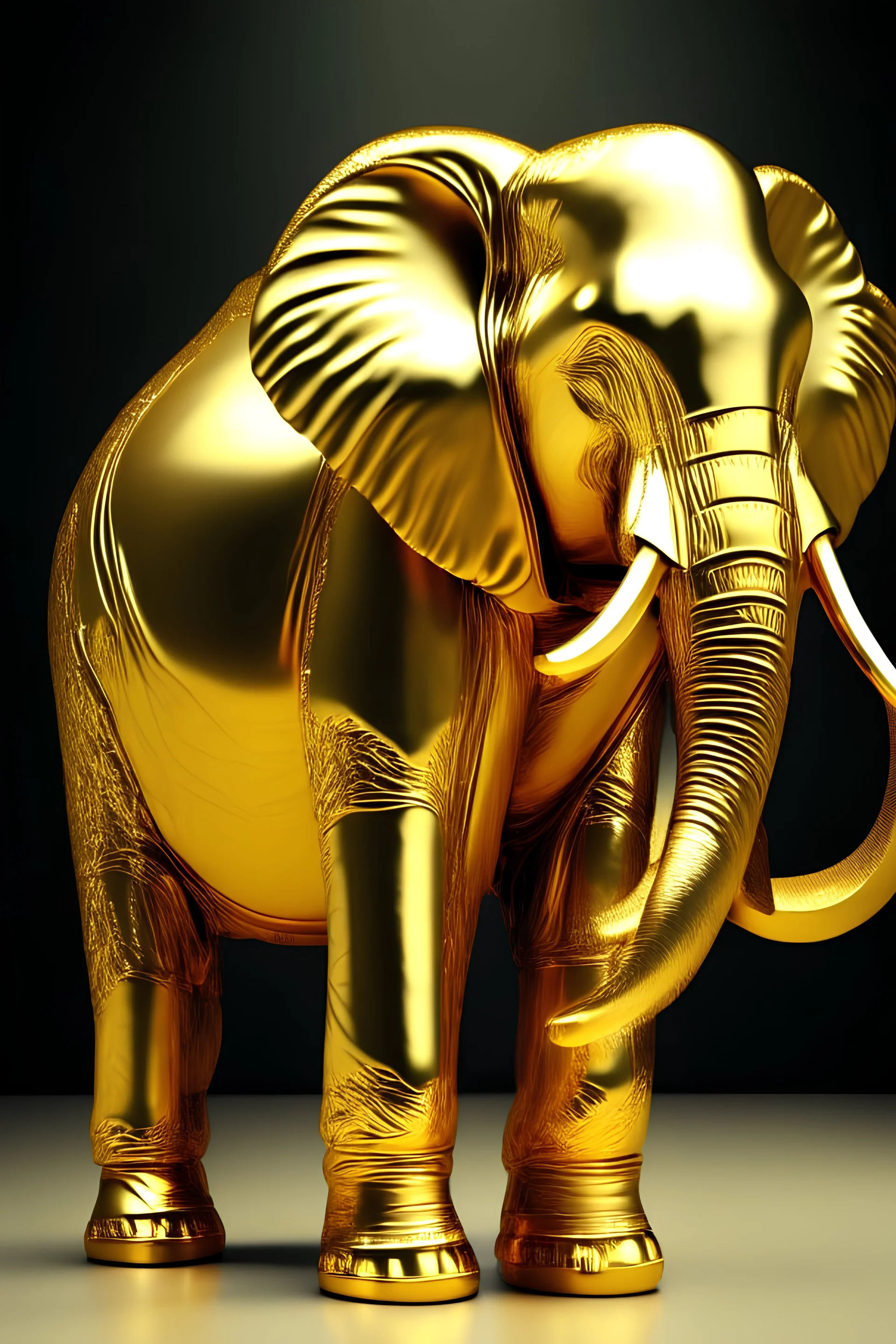 gold elephant