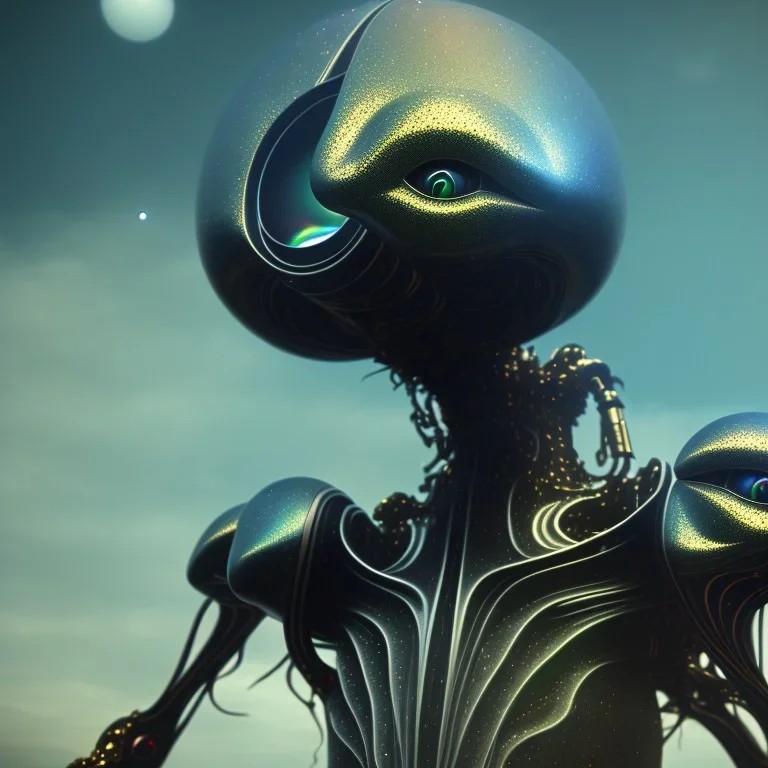 extra-terrestrial, 8K, photo realistic, highly detailed