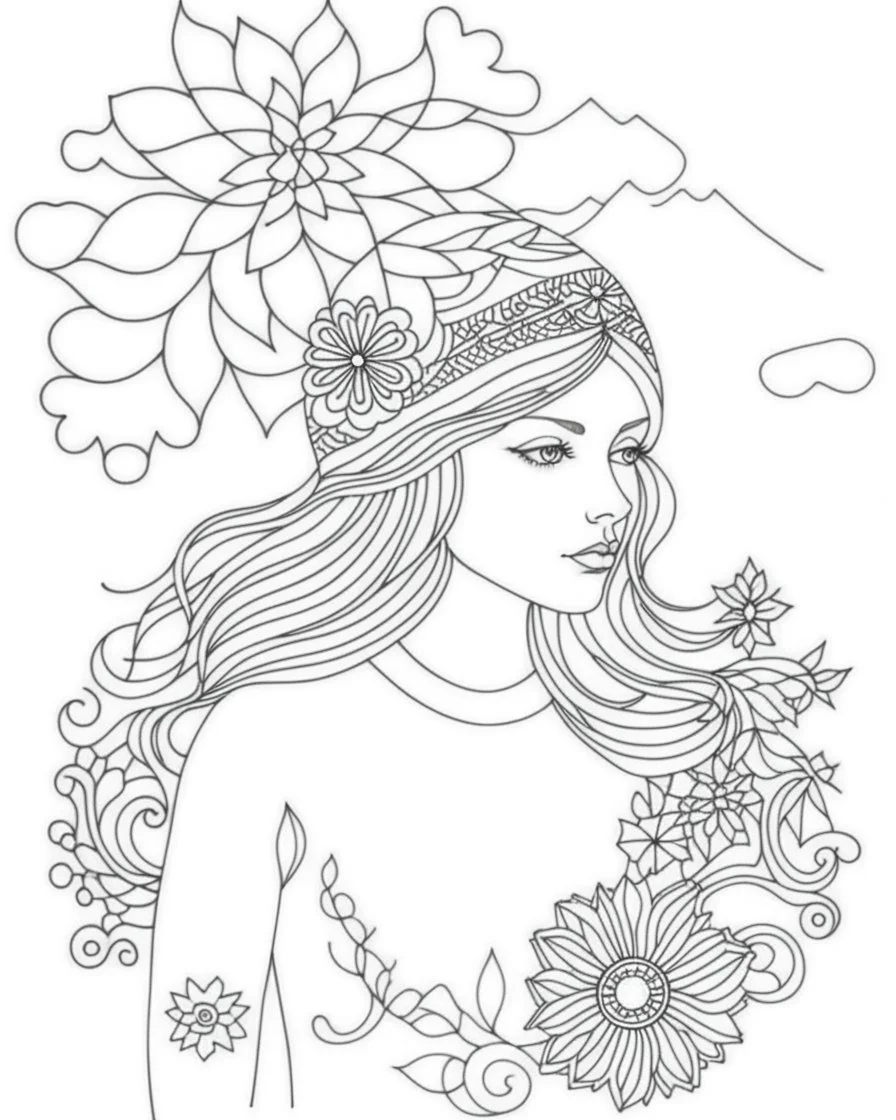 Coloring pages: Discover the power of mindfulness with Mindful Soul: Inner Peace Coloring Book for Adults, Teens to Relax and Unwind. Start your journey to serenity today!"