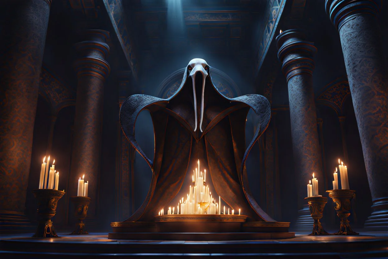 a mind flayer performing a dark magic ritual in a palace . Minions. fantasy concept art, exquisite realism, a masterpiece, dynamic lighting, hyper detailed, intricately detailed, deep color, Unreal Engine, volumetric lighting , Epic cinematic brilliant stunning intricate meticulously detailed dramatic atmospheric maximal,