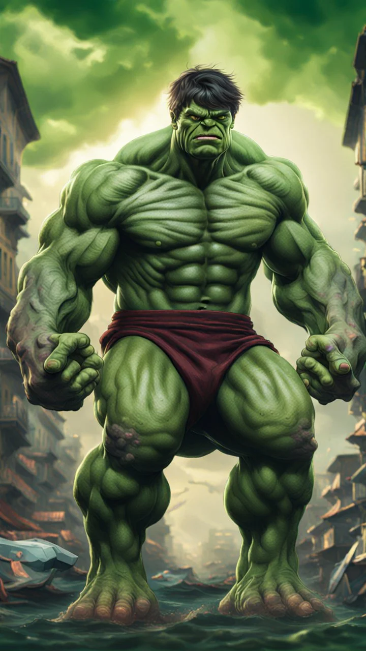 Hulk made in Turkey surreal 8K image