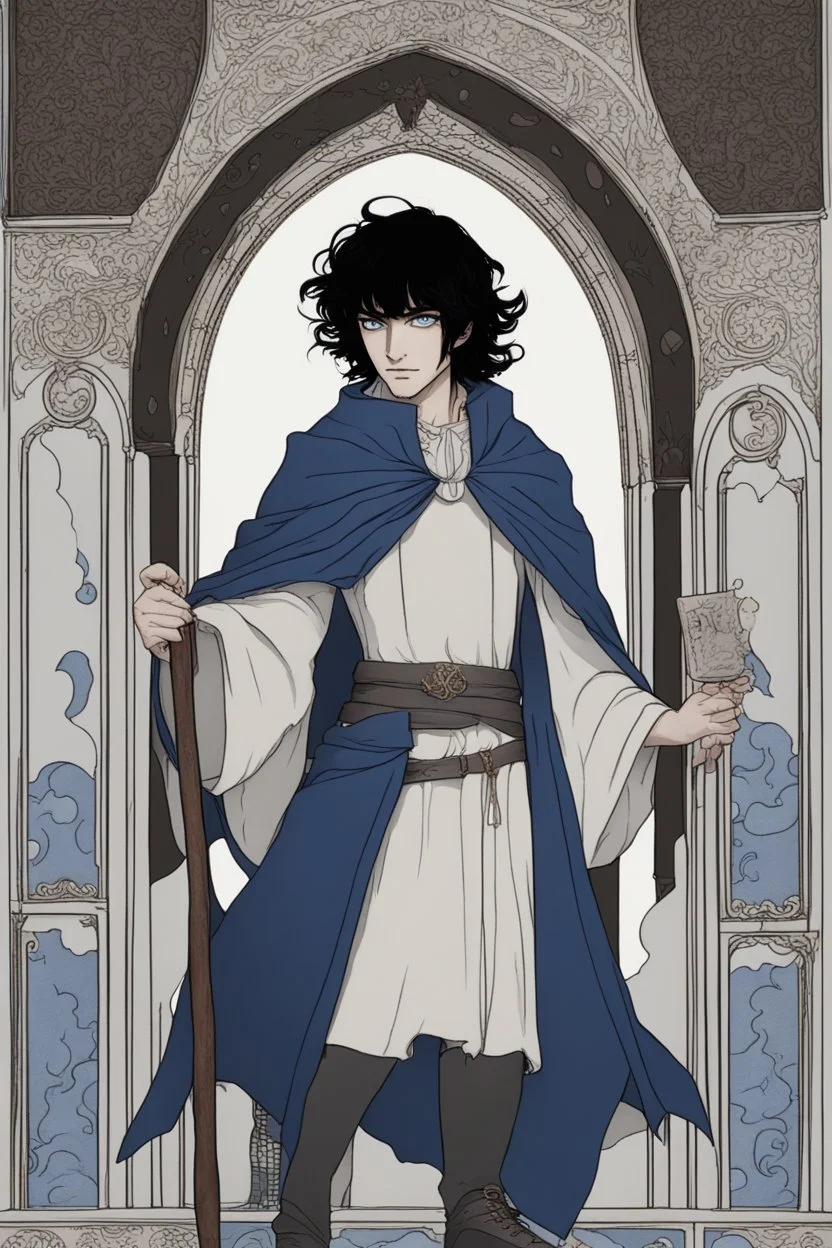 black hair freckles blue eyes young wizard beardsley