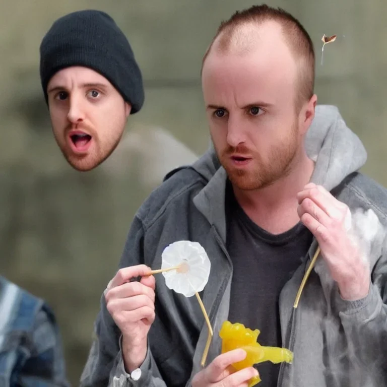 jesse pinkman eating a nice chuppa chup lolipop