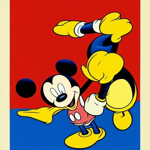 Mickey Mouse and Donald Duck by Tex Avery