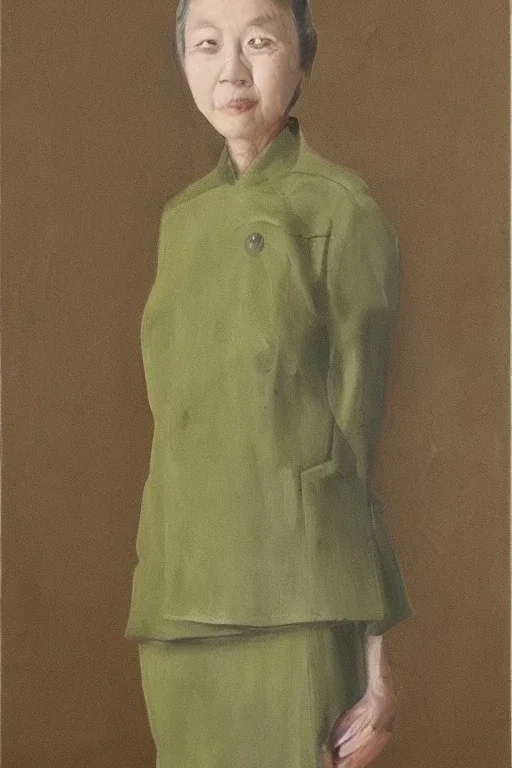 Full body portrait, painting, medium shot lady guó huà