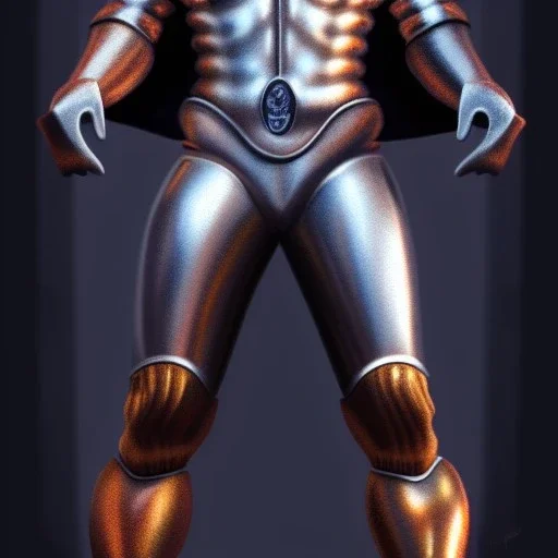 ultra detailed fullbody portrait of Steel with suit, extremely detailed digital painting, extremely detailed face,crystal clear eyes, in the style of Ken Kelley robert e howard and pablo oliveira and Keith Parkinson , mystical colors, perfectly centered image, perfect composition, rim light, beautiful lighting,8k, stunning scene, raytracing