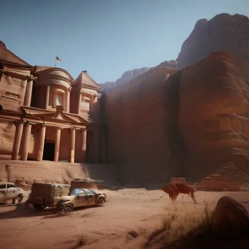 Petra + Ürdün unreal engine