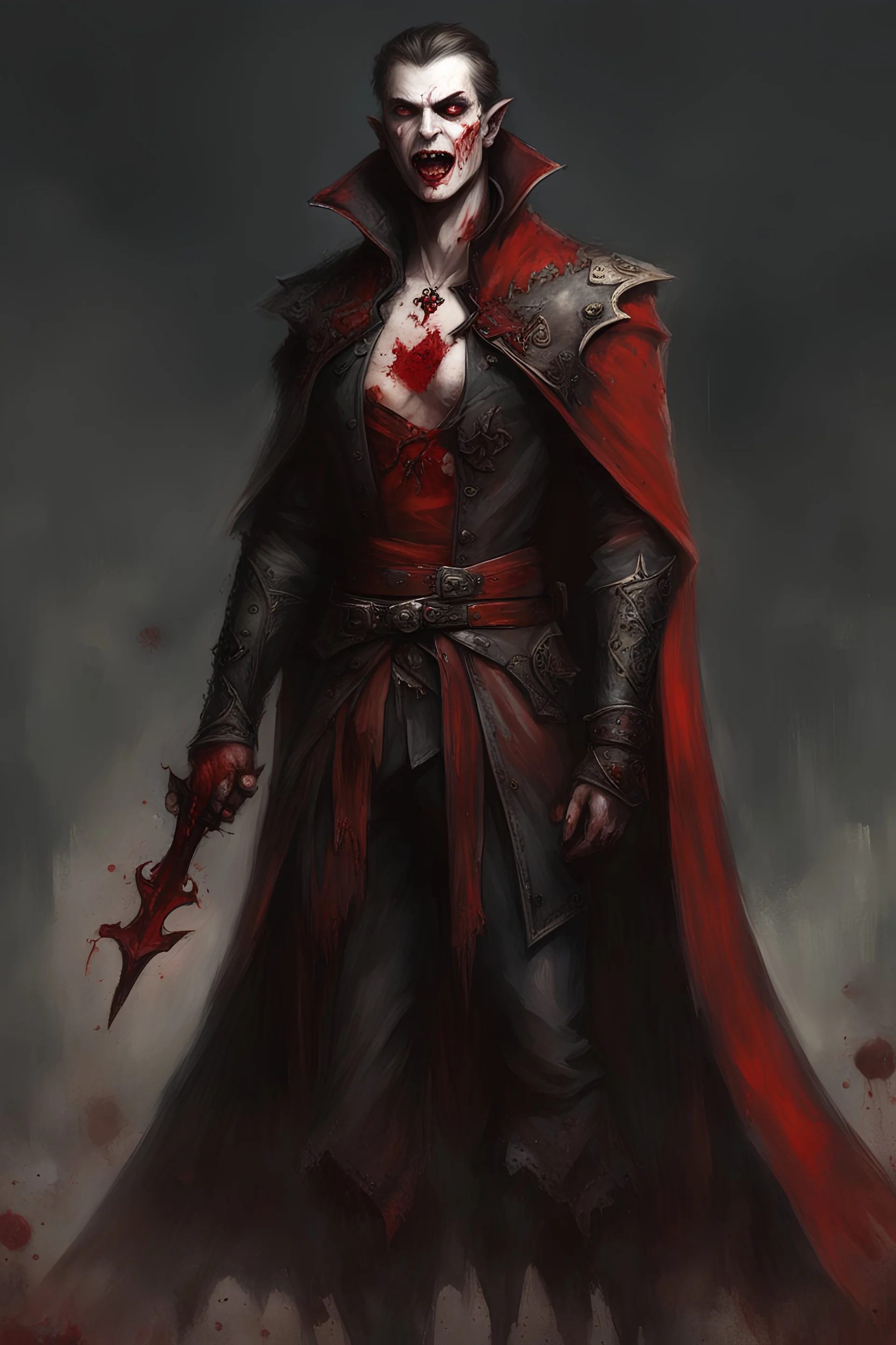 vampire, baldur gate, bloody, dark