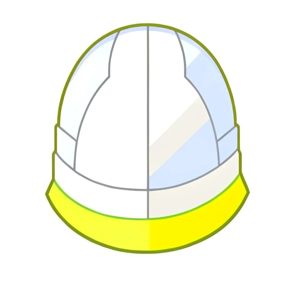 Engineer hat emoji, pastel colors