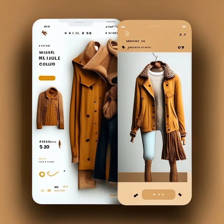 Social media design for a clothing store