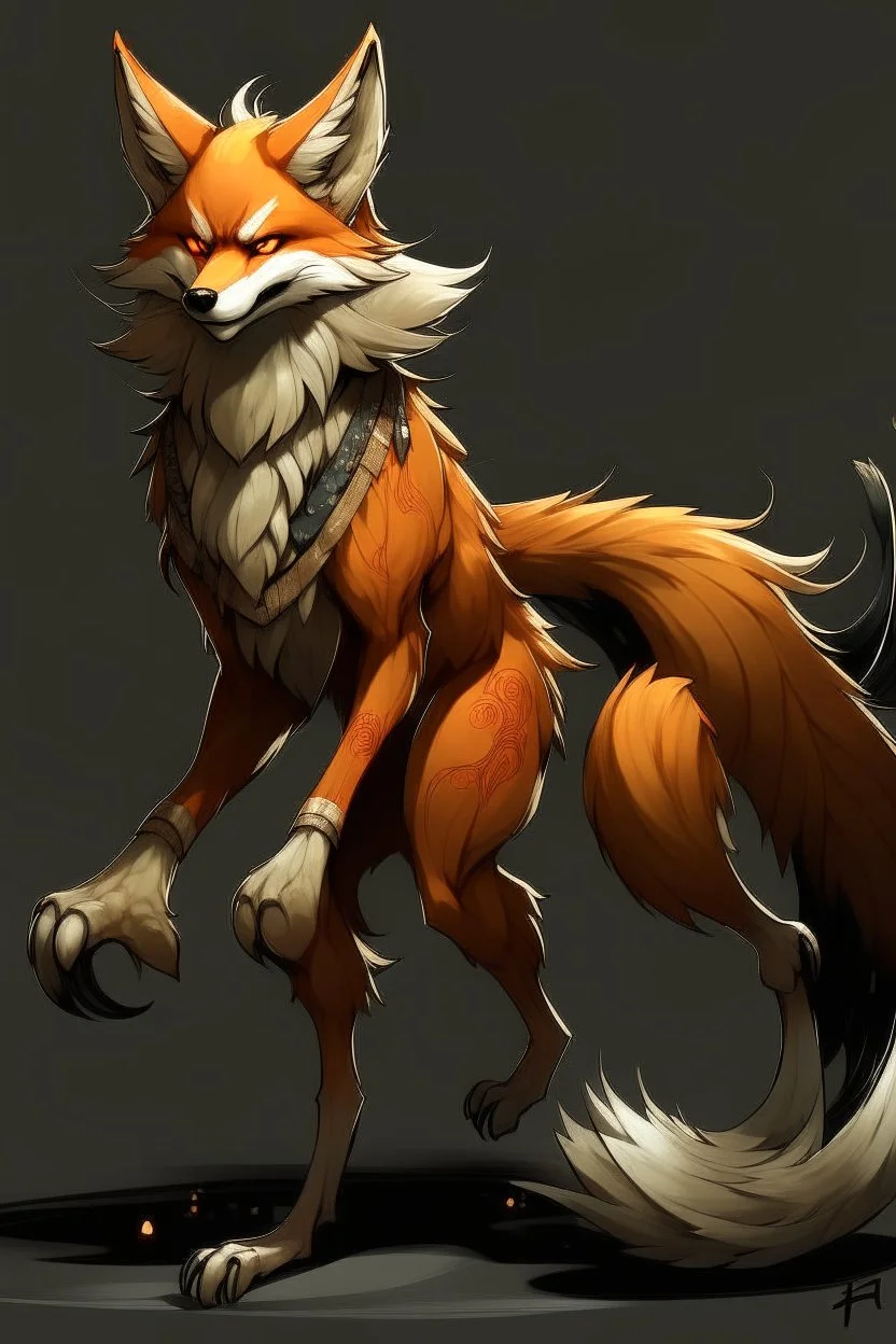 fox of nine tails humanoid