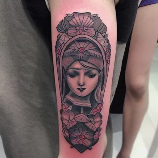 Woman QoS BBC tattoo