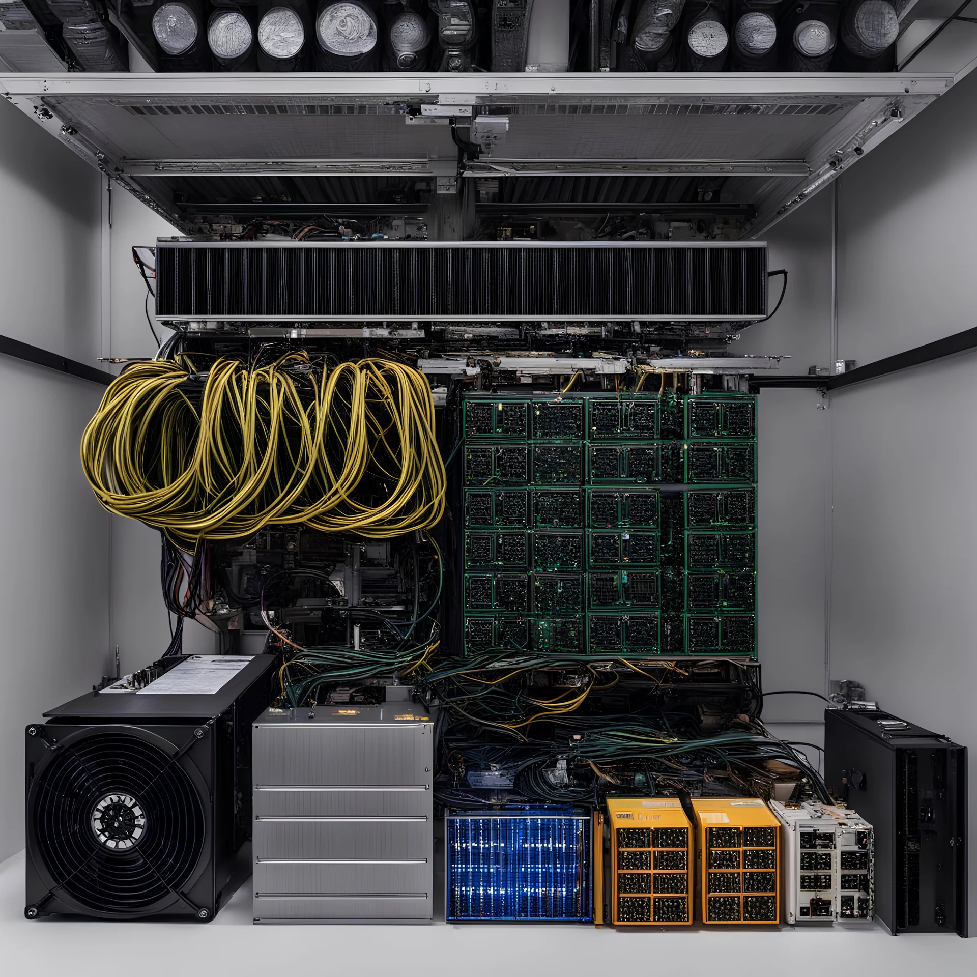 ASIC bitcoin miner and ASIC mining farm. Bitcoin