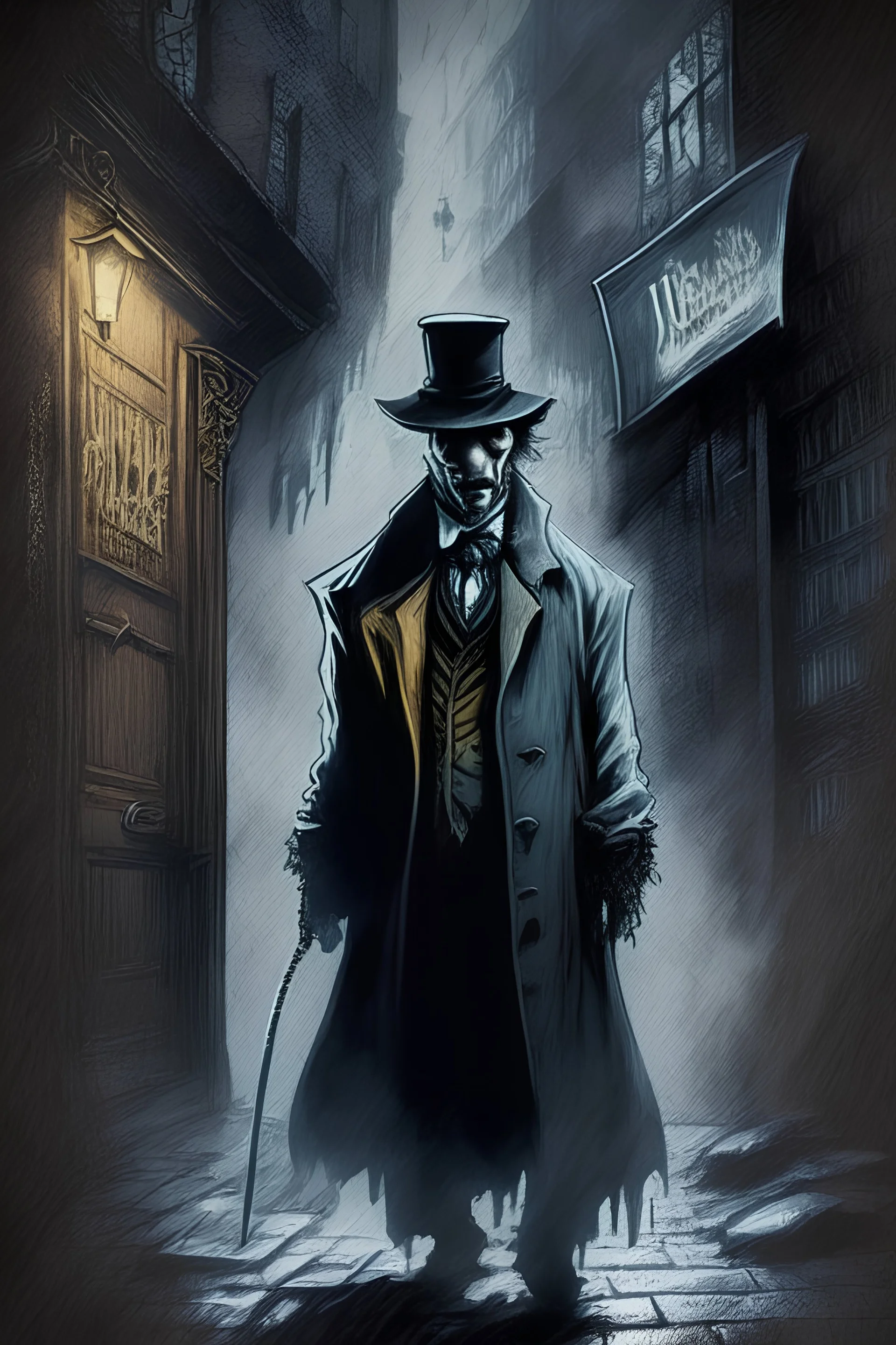 Draw me an imaginary Jack the Ripper