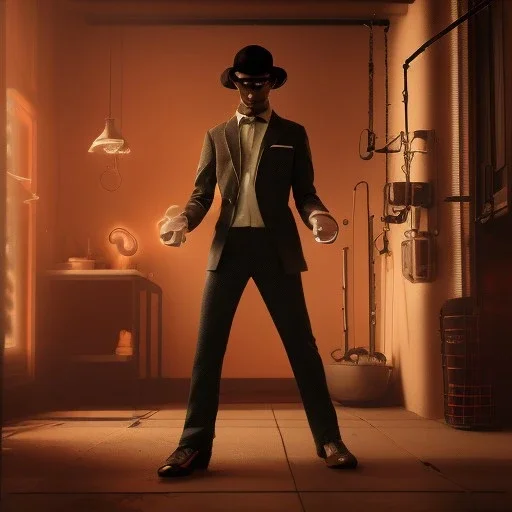 Clockwork orange, Alex, real, full body, distopic background, cyberpunk, dramatic lighting, hyper realistic, 8k