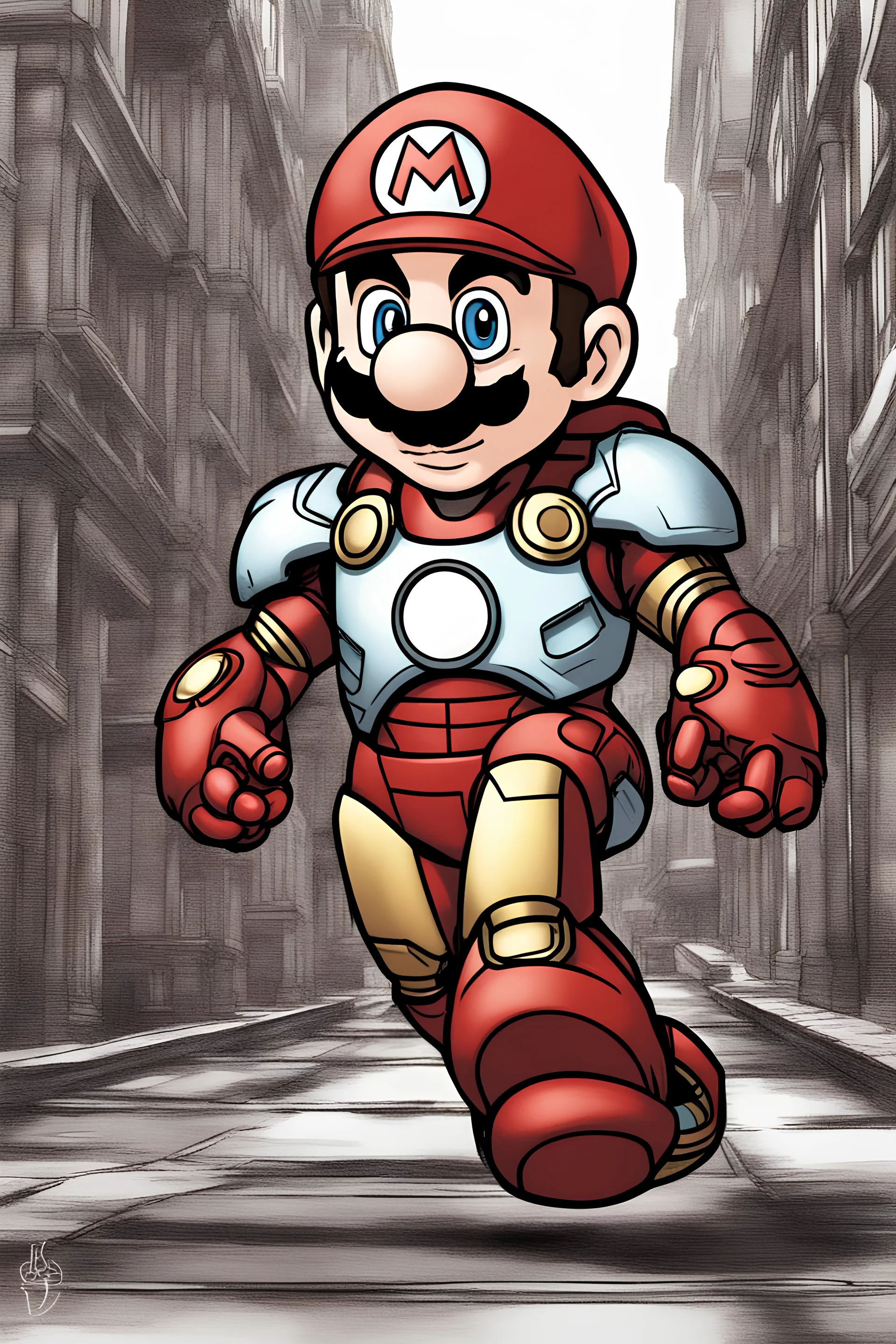 mario as ironman