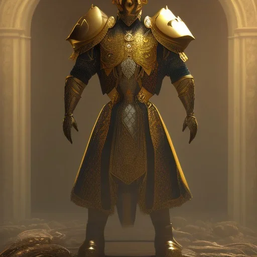 The magic king standing in his palace, mysterious, soft lighting, unreal engine 5 volumetric lighting, intricate details, realistic style, 8k resolution