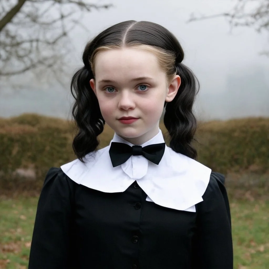 Julia garner as Wednesday addams