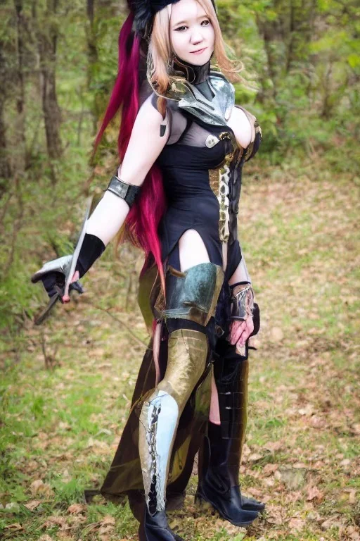 Portrait lady, full body shot, full-color long shot Cosplay