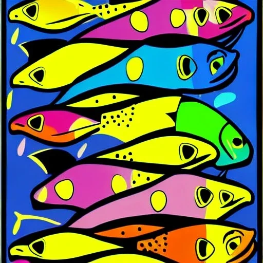 fish pop art