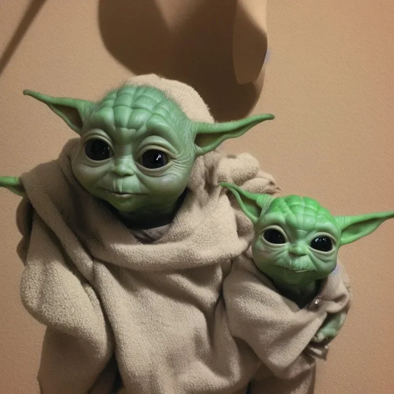 Baby Yoda smile