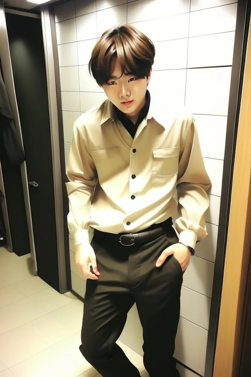 jungkook with poop in his pants