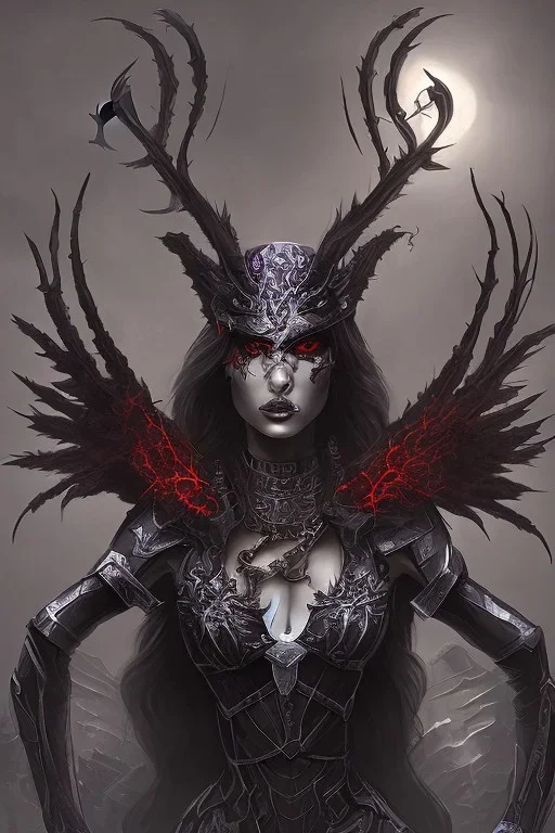 raven darkness hell spider crown