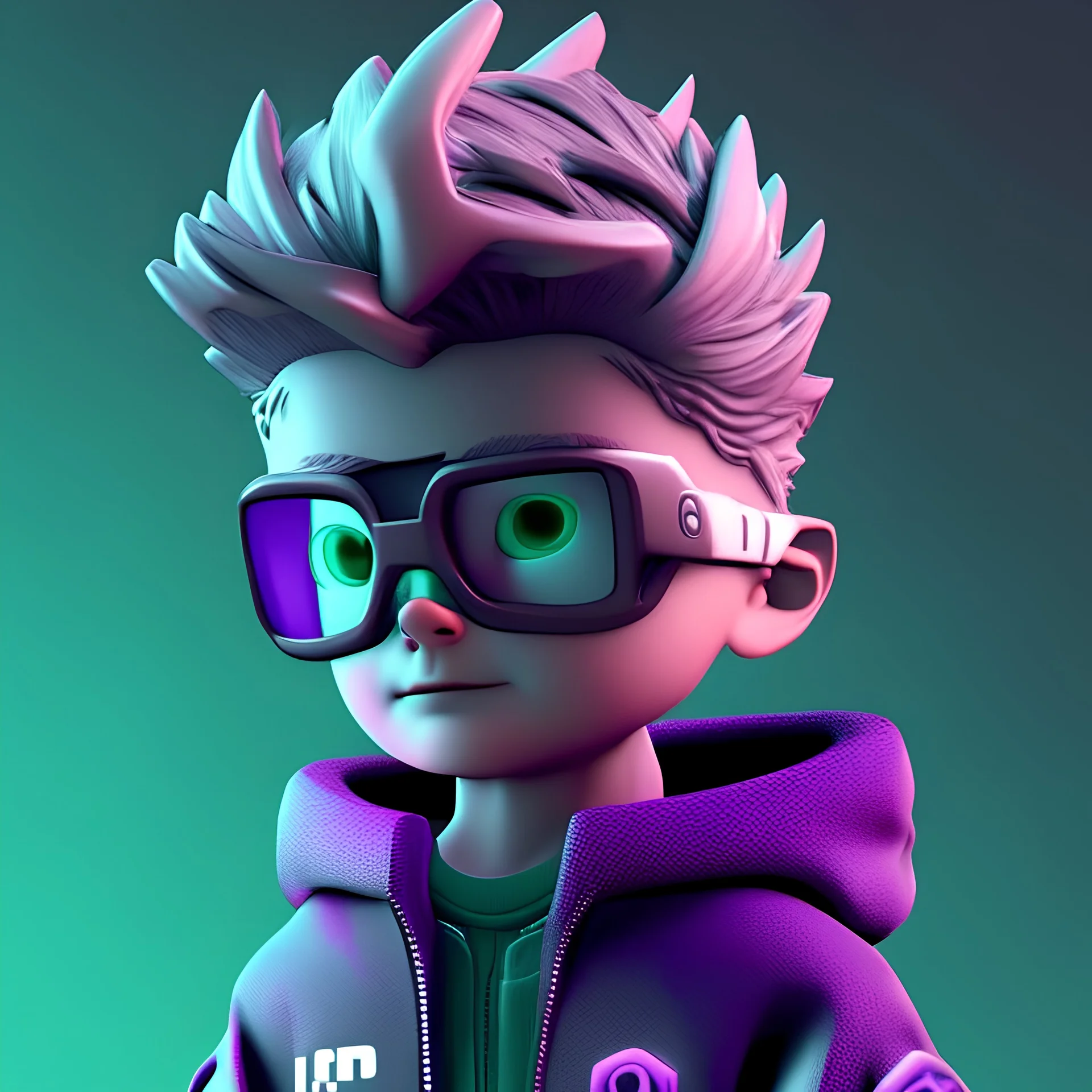 cute boy 3D