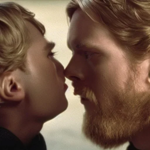 ANAKIN SKYWALKER KISSING OBI WAN KENOBI