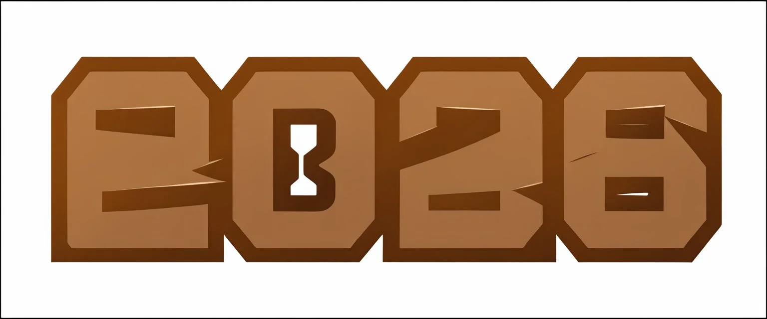 these shapes embossed in rusty metal numbers on smooth contrasting background
